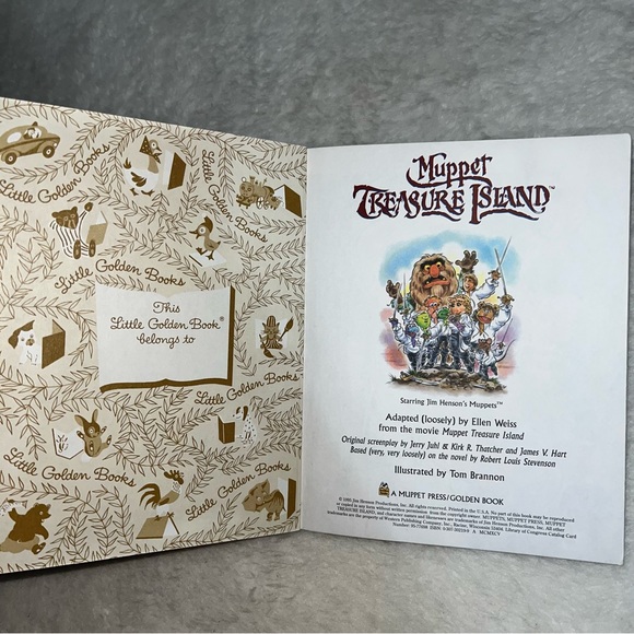 Muppet Treasure Island a Little Golden Book 1995 - Picture 3 of 5